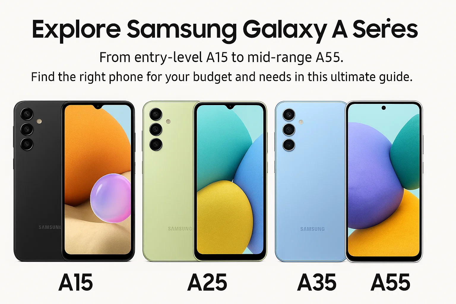 The Ultimate Guide to Samsung Galaxy A Series