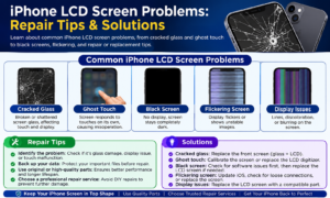 LCD displeja iphone